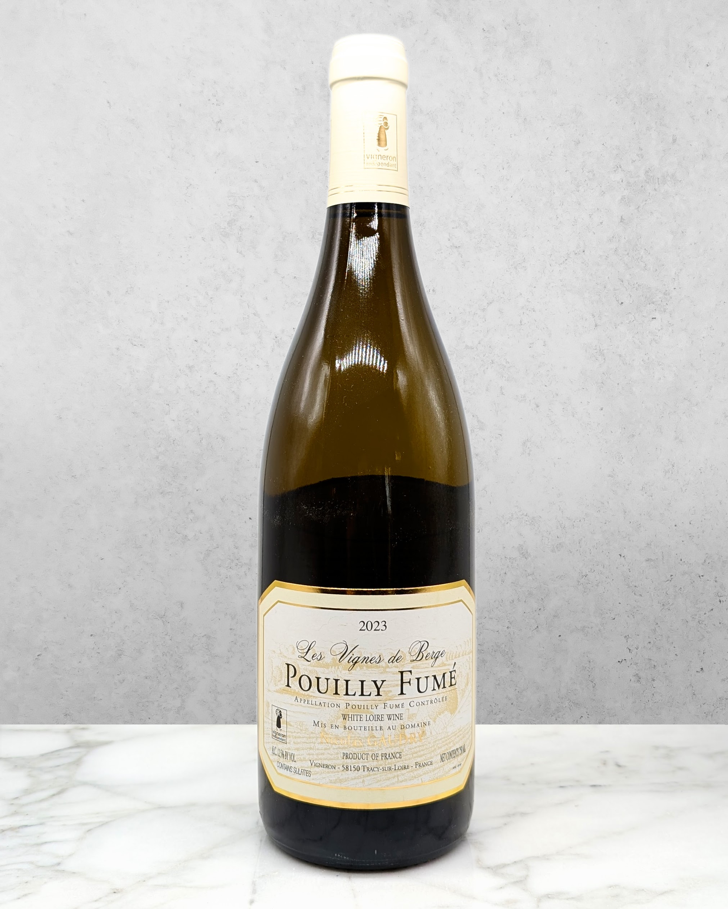Nicolas Gaudry, Sauvignon Blanc, Pouilly-Fumé "Les Vignes de Berge" Loire Valley, France 2023 newarrival