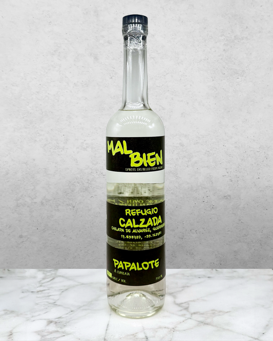 Mal Bien Mezcal, Refugio Calzada, Papalote Black Tape 750ml