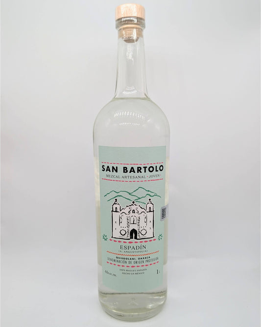 San Bartolo, Mezcal Artesanal Joven Espadin, Oaxaca, Mexico 1L