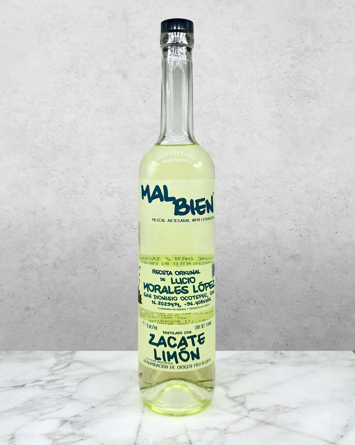 Mal Bien Mezcal, Lucio Morales López "Zacate Limón" 200ml