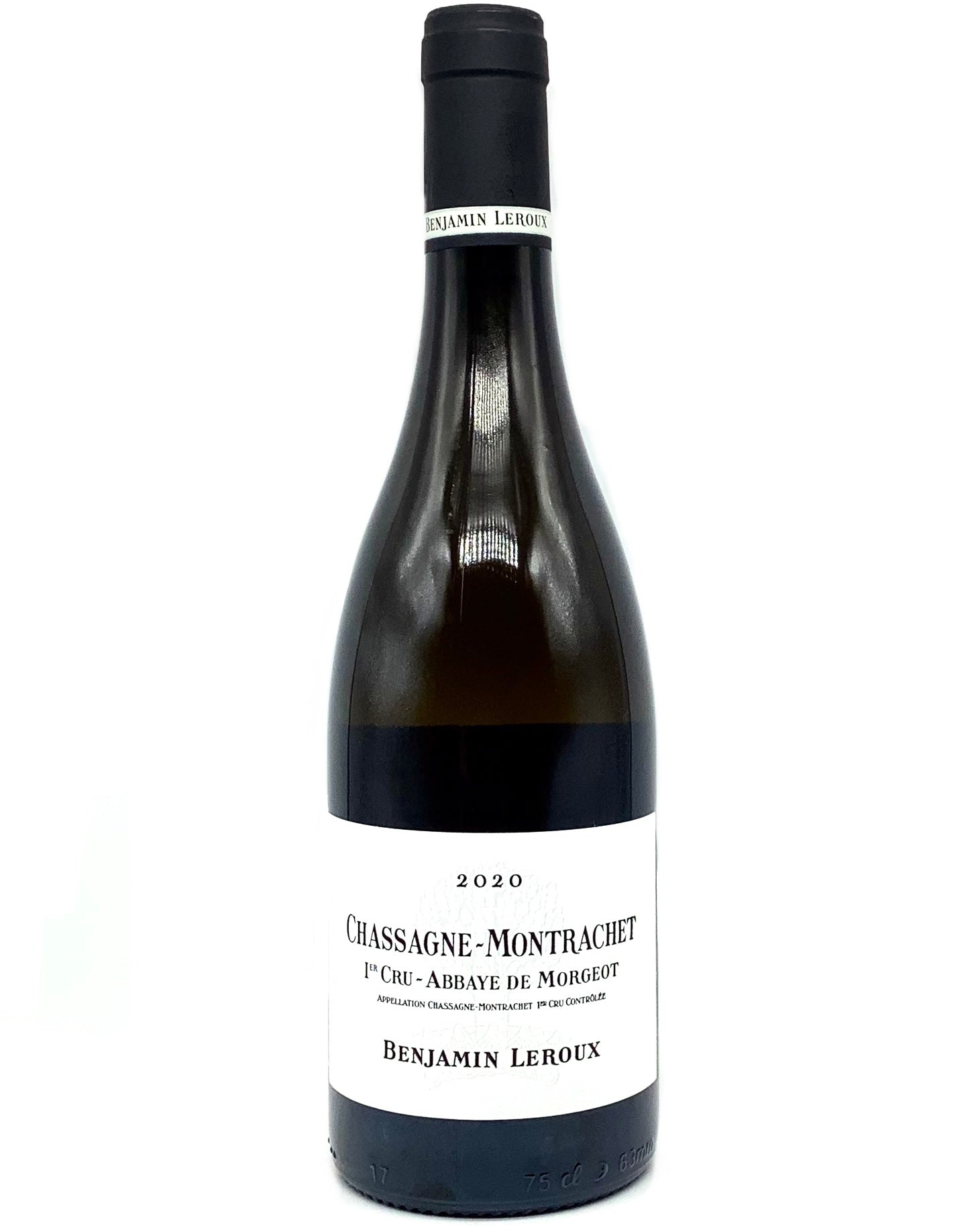 Benjamin Leroux, Chardonnay, Chassagne-Montrachet 1er Cru "Abbaye de Morgeot" Côte de Beaune, Burgundy, France 2020 newarrival