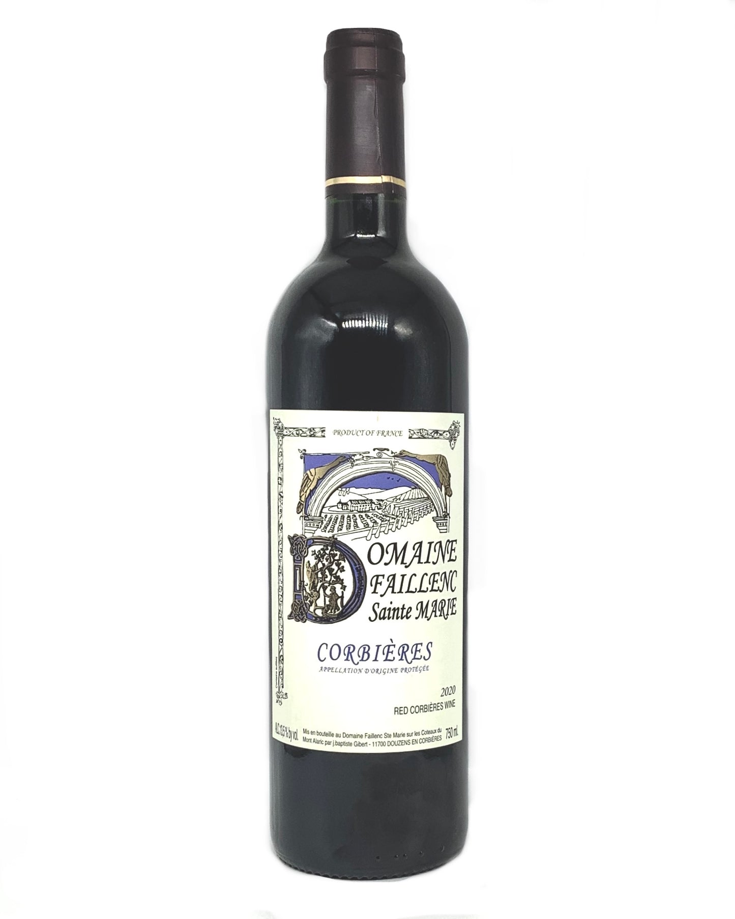 Domaine Faillenc Sainte Marie, Corbières Rouge, Languedoc-Roussillon, France 2021 newarrival organic