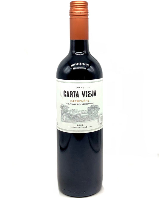 Carta Vieja, Carménère, Valle del Lancomilla, Chile 2023