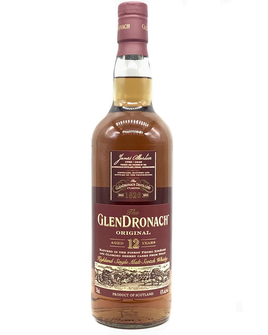 Glendronach 12 Year Highland Single Malt Scotch Whisky 750ml