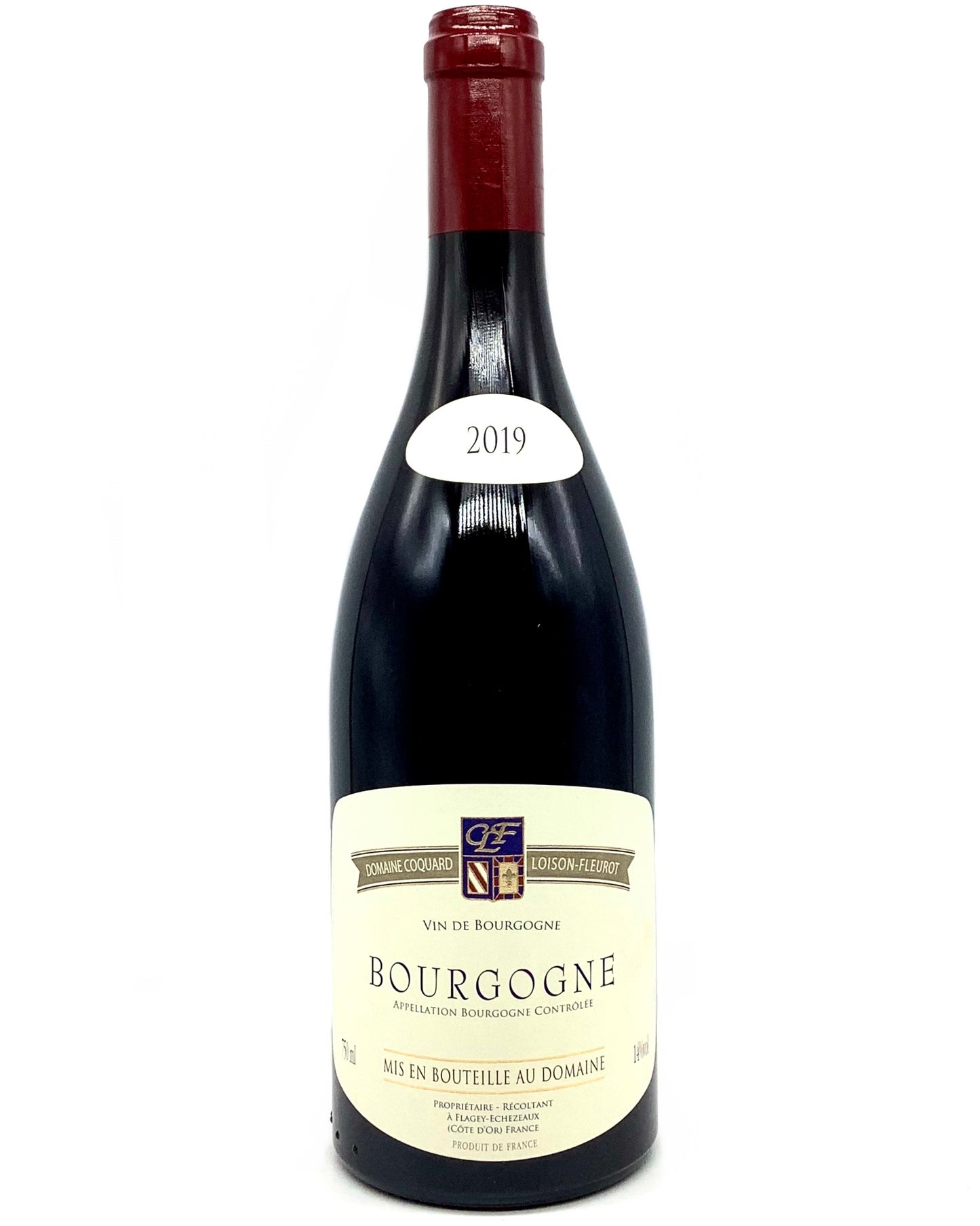 Domaine Coquard Loison-Fleurot, Pinot Noir, Bourgogne Rouge, Côte de Nuits, Burgundy, France 2019