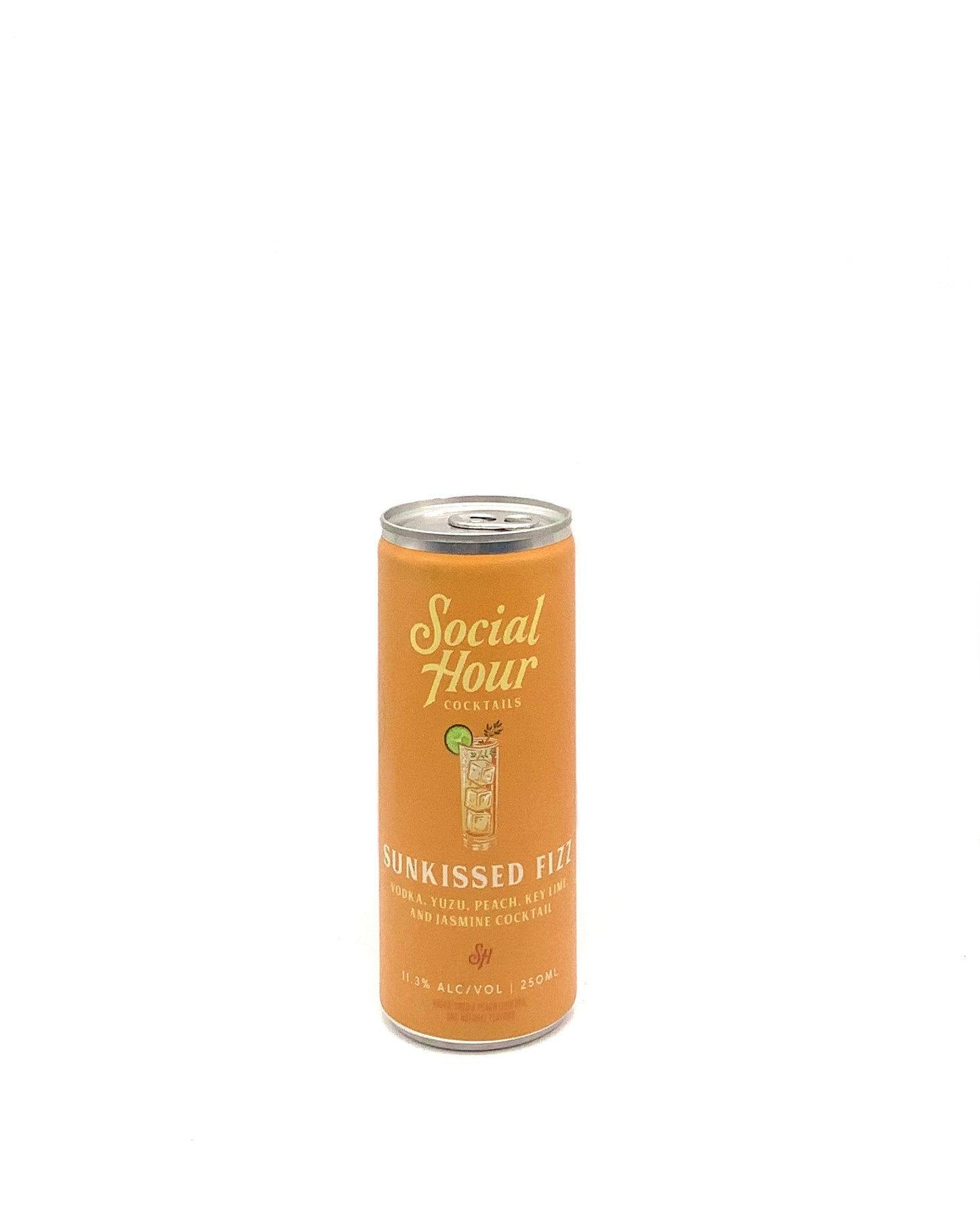 Social Hour Cocktails Yuzu Sunset Fizz 250ml