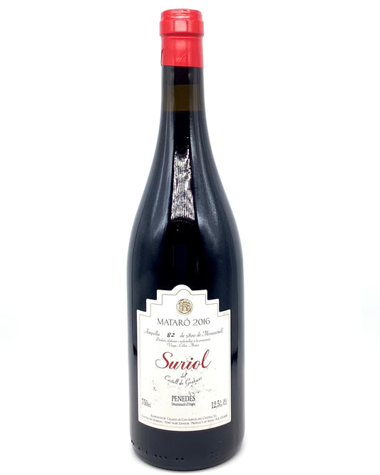Suriol Penedes Mataro Monastrell Organic 2016