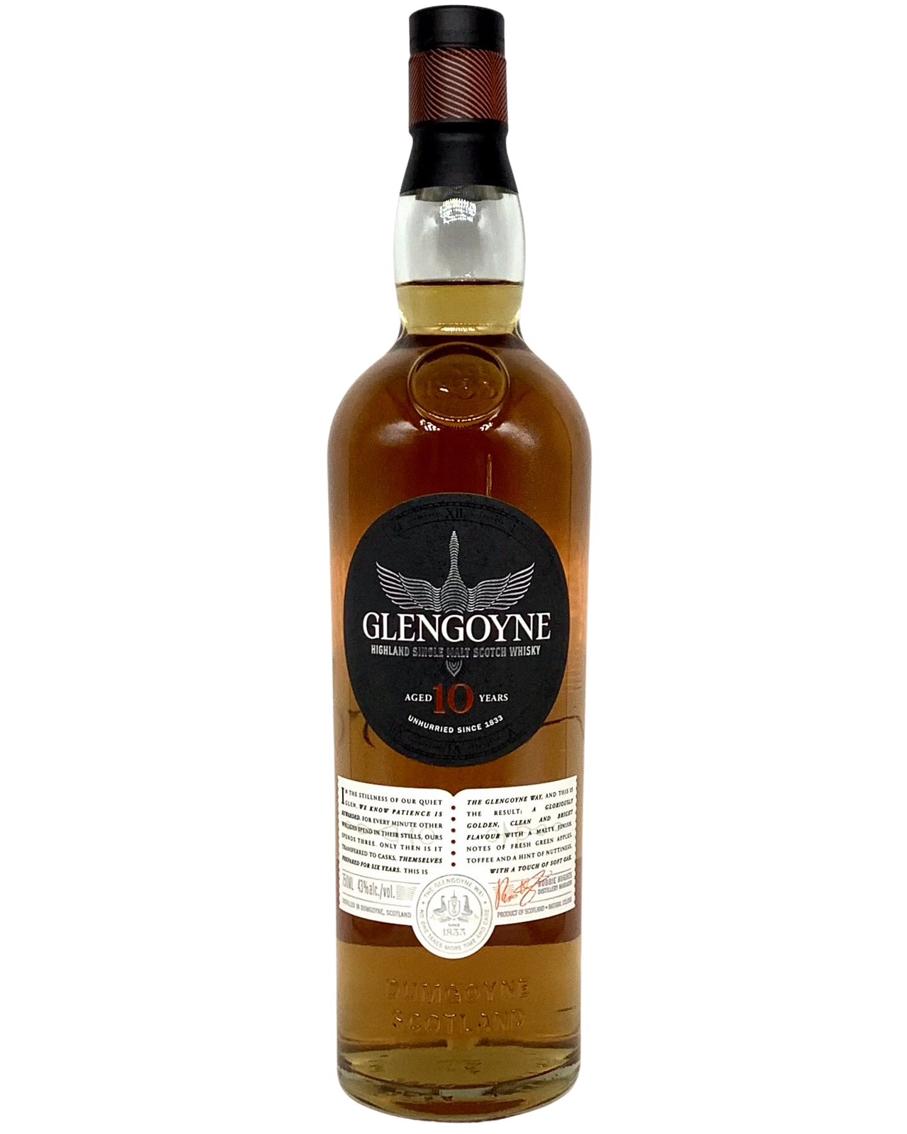 Glengoyne 10 Year Highland Single Malt Scotch Whisky 750ml