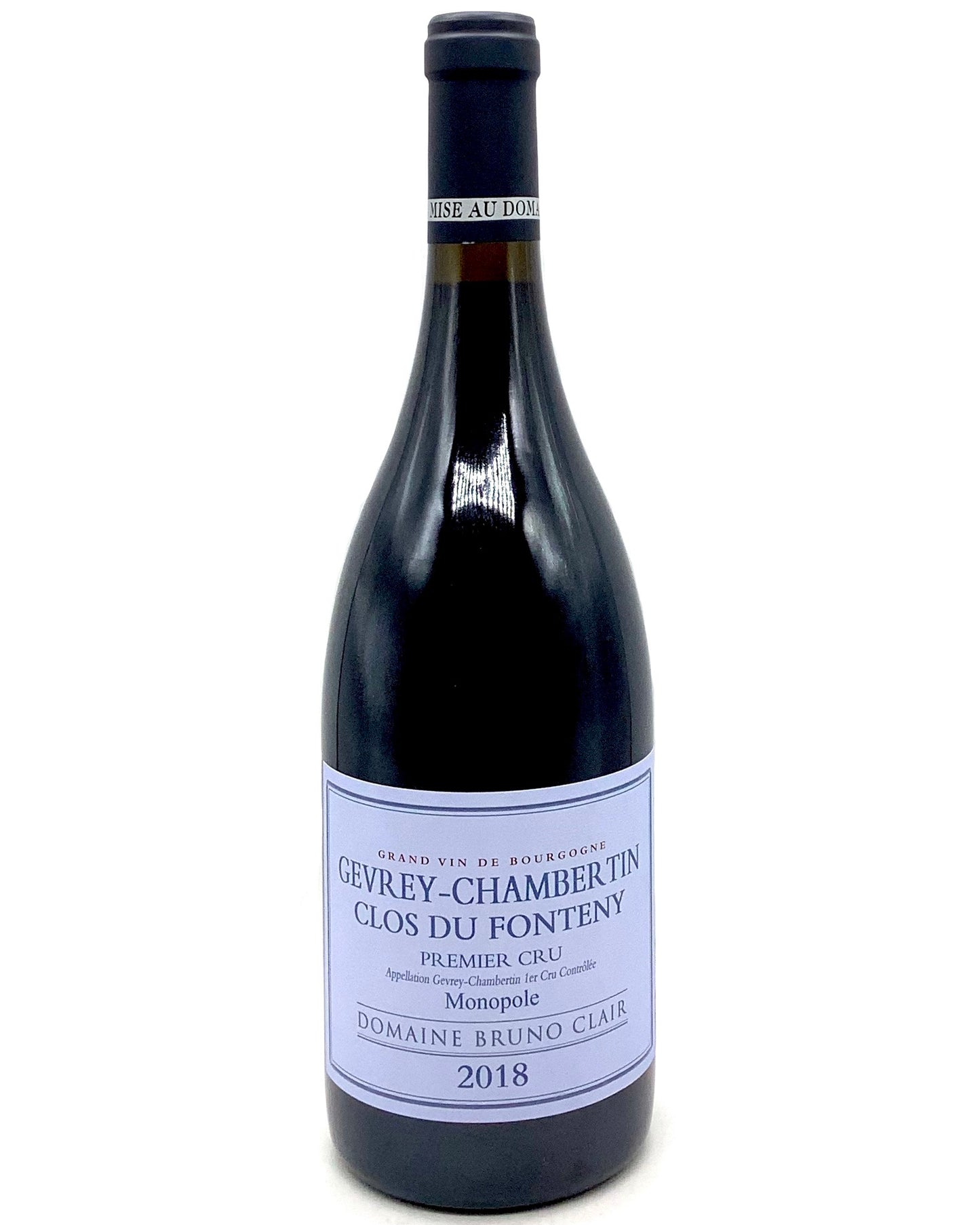 Domaine Bruno Clair, Pinot Noir, Gevrey-Chambertin 1er Cru, Clos du Fonteney, Côte de Nuits, France 2018 newarrivals organic
