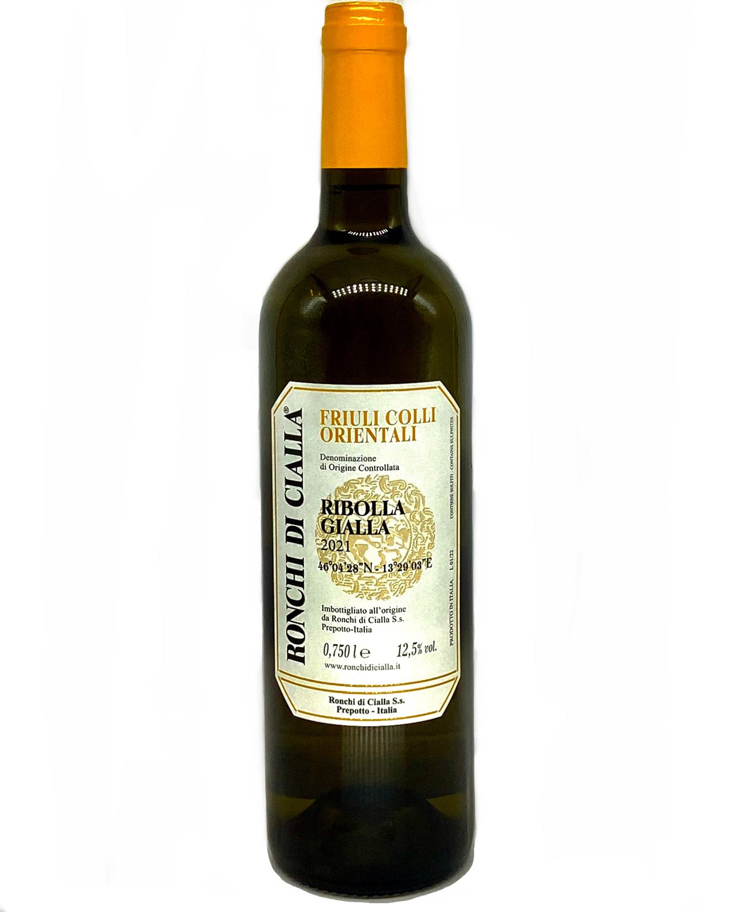 Ronchi di Cialla, Ribolla Gialla, Friuli Colli Orientali, Friuli-Venezia Giulia, Italy 2022 newarrival