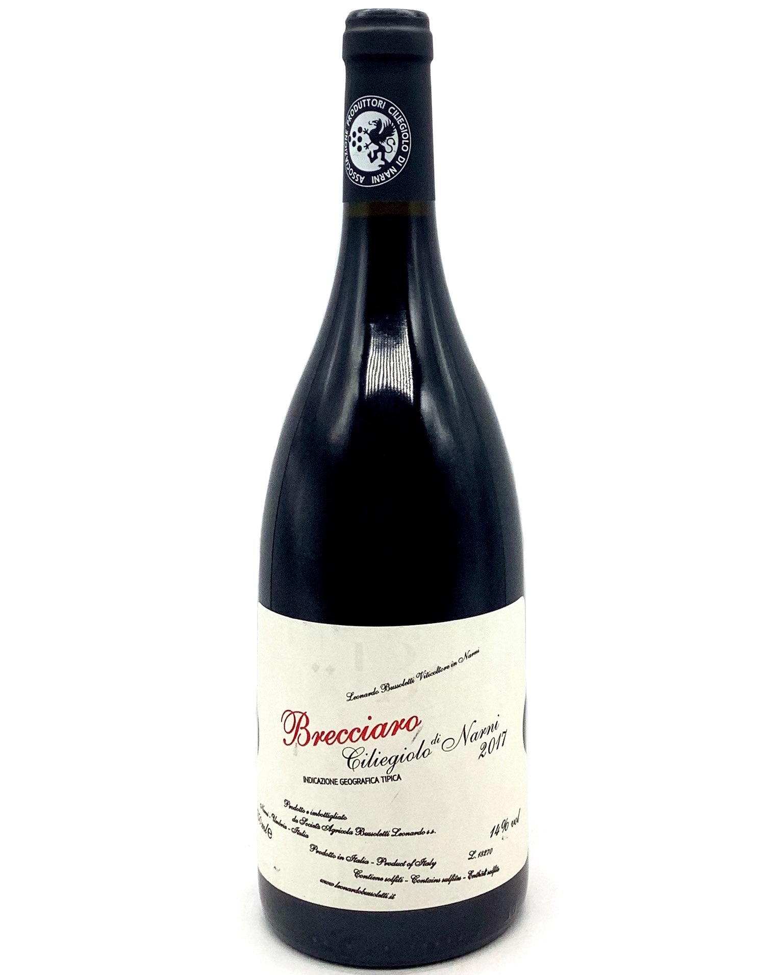 Leonardo Bussoletti, Ciliegiolo di Narni IGT "Brecciaro" Umbria, Italy 2023 organic