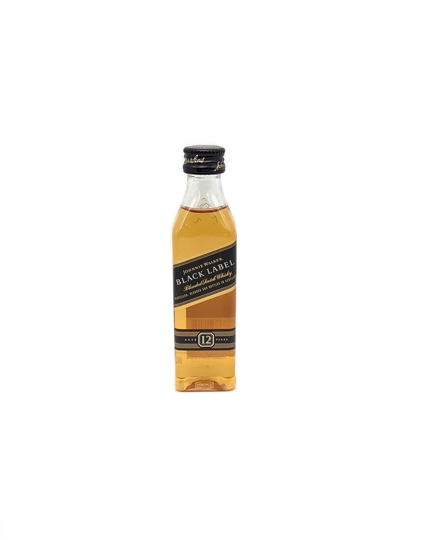 Johnnie Walker Black Label 12 Year Blended Scotch Whisky 50ml