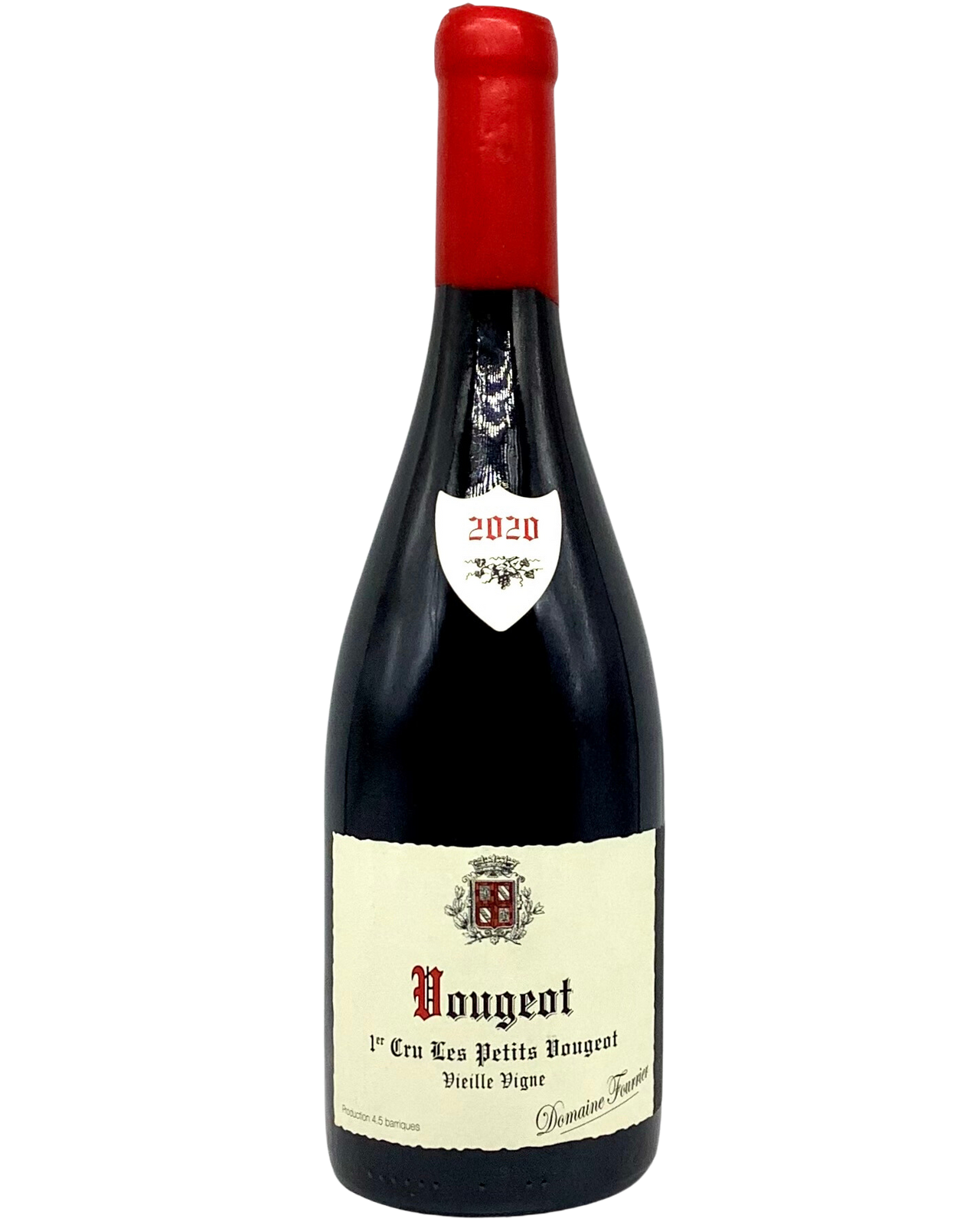 Domaine Fourrier, Pinot Noir, Vougeot 1er Cru Les Petits Vougeots, Côte de Nuits, Burgundy, France 2020