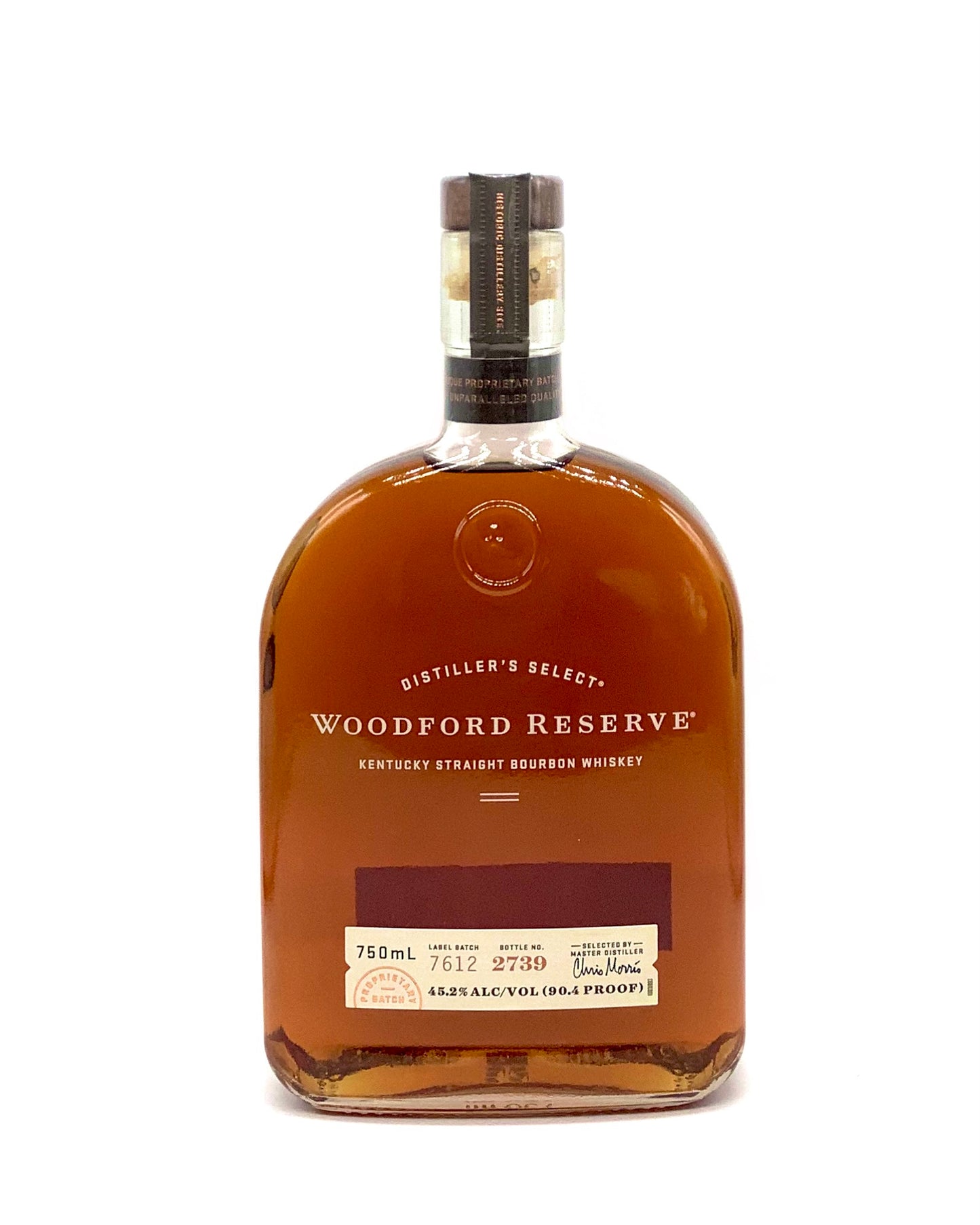 Woodford Reserve Kentucky Straight Bourbon Whiskey, 750 ml Bottle