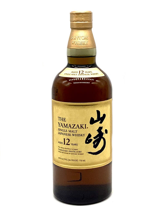 Yamazaki, Single Malt Japanese Whiskey 12 years old 750ml