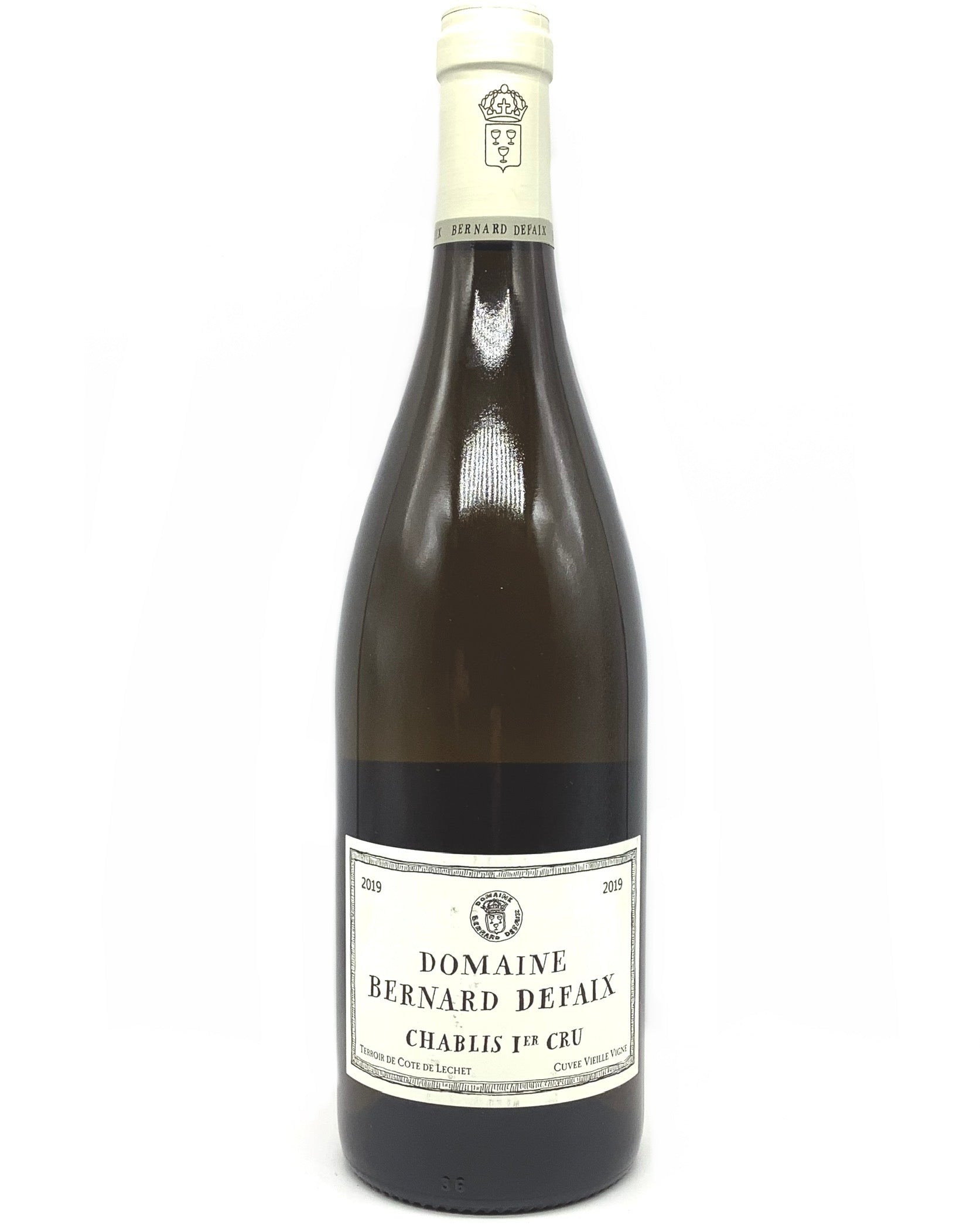 Bernard Defaix, Chardonnay, Chablis 1er Cru, Côte de Lechet, Burgundy, France 2019