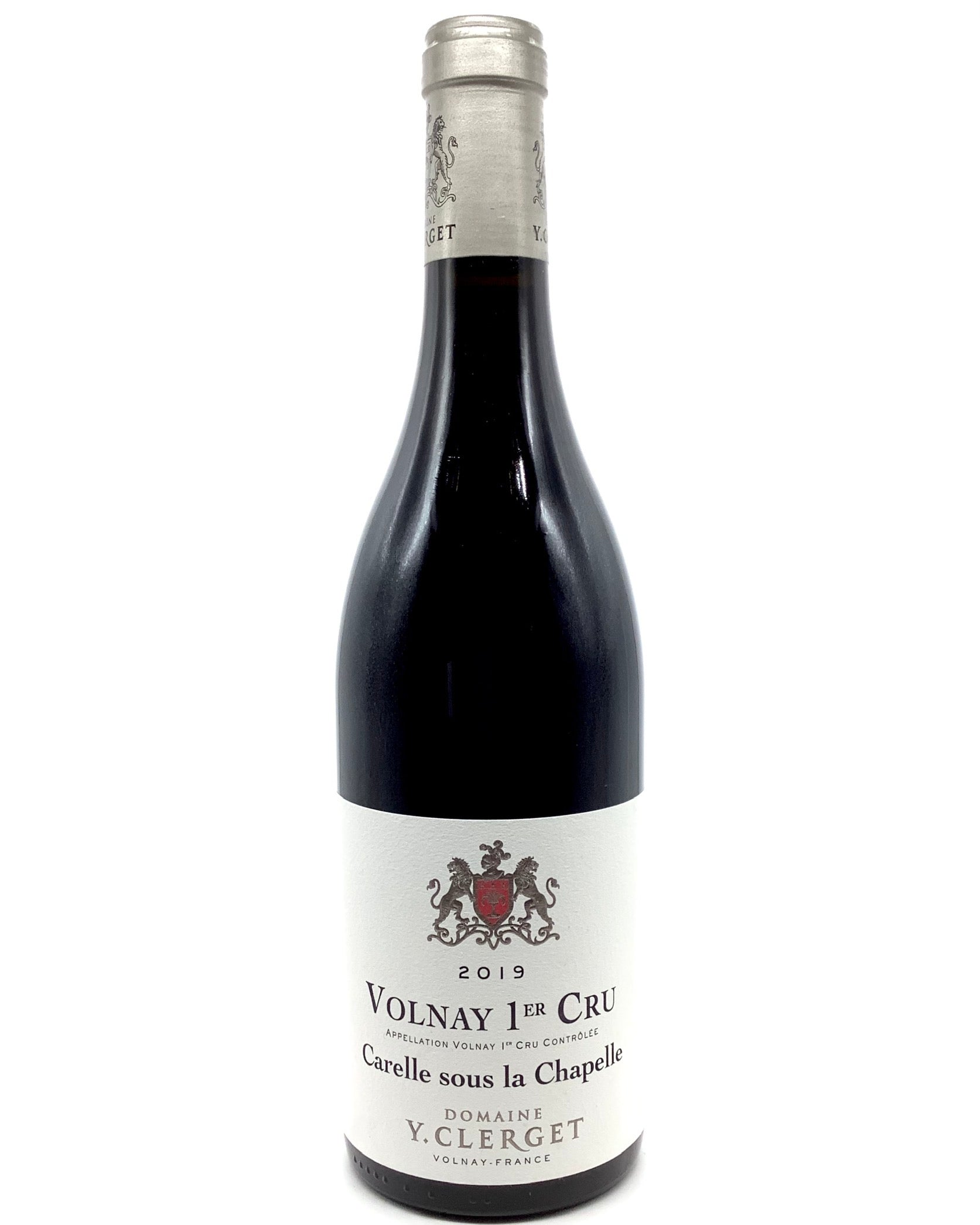 Domaine Y. Clerget, Pinot Noir, Volnay 1er Cru Carelle Sous La Chapelle, Côte de Beaune, Burgundy, France 2019