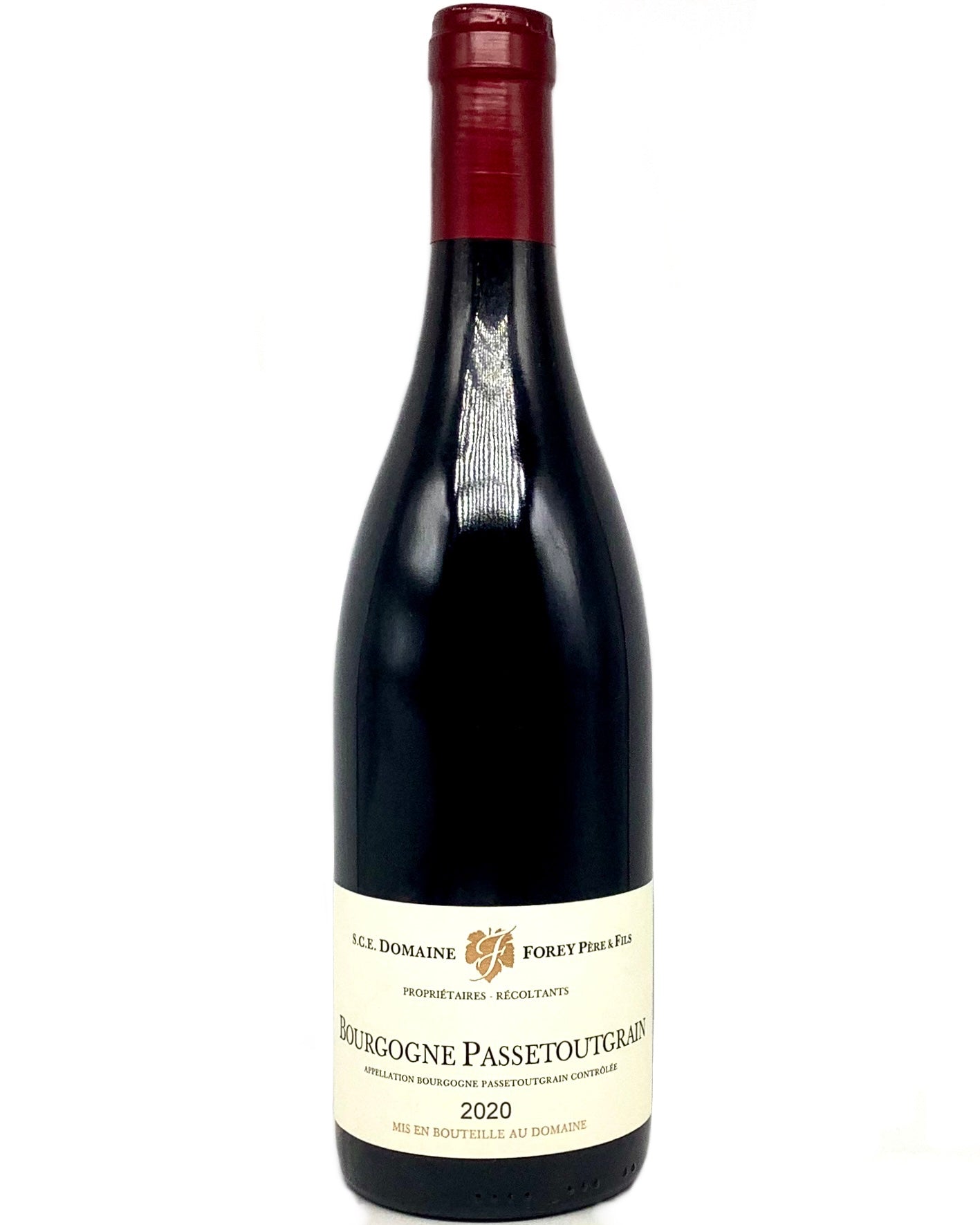 Domaine Forey, Pinot Noir & Gamay, Bourgogne Passetoutgrain, Burgundy, France 2020