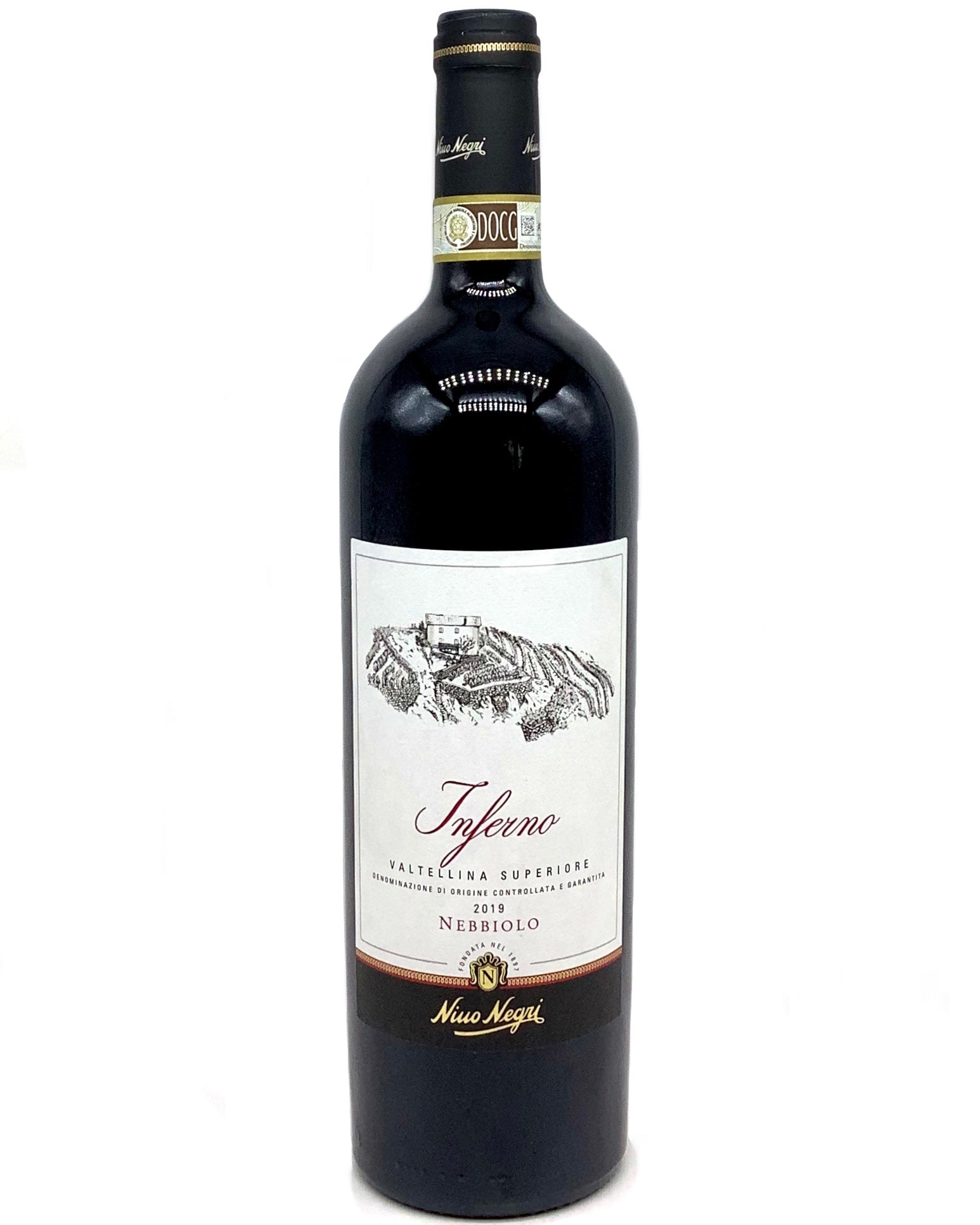 Nino Negri, Nebbiolo, Inferno, Valtellina Superiore, Lombardy, Italy 2019 newarrival