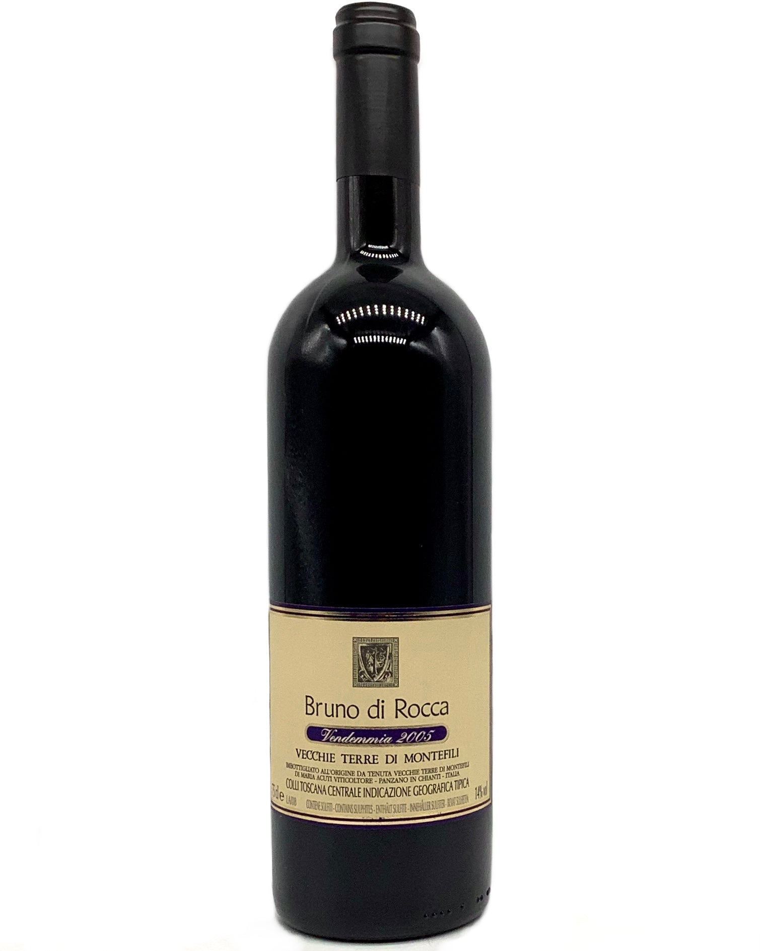 Vecchie Terre di Montefili, Cabernet Sauvignon, Bruno di Rocca, Tuscany, Italy 2005 newarrival