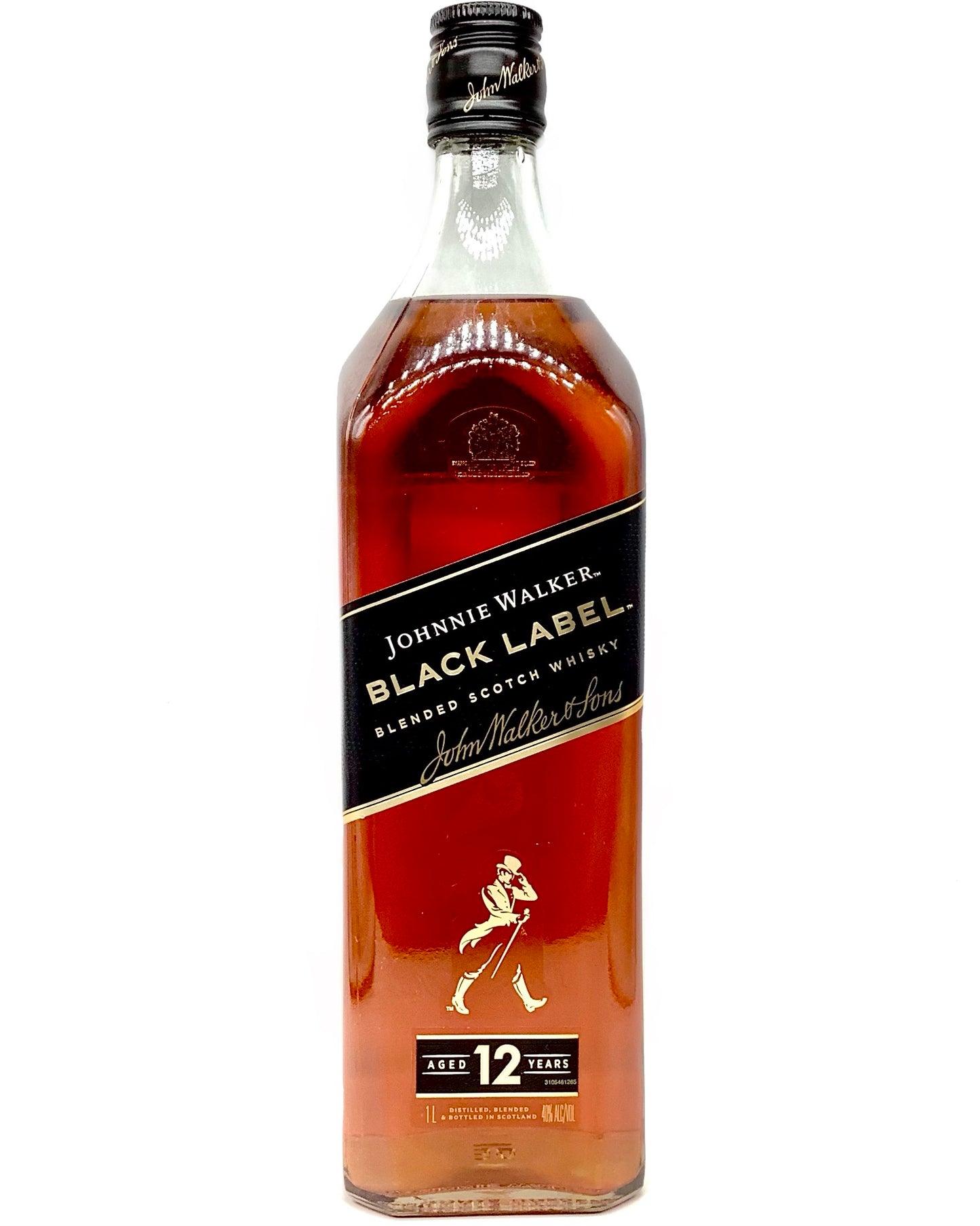 Johnnie Walker Black Label Blended Whisky 1L (40% Vol.)