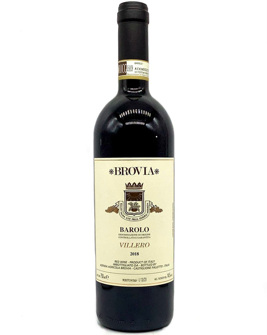 Brovia, Nebbiolo, Barolo "Villero" Piedmont, Italy 2018 organic vegan