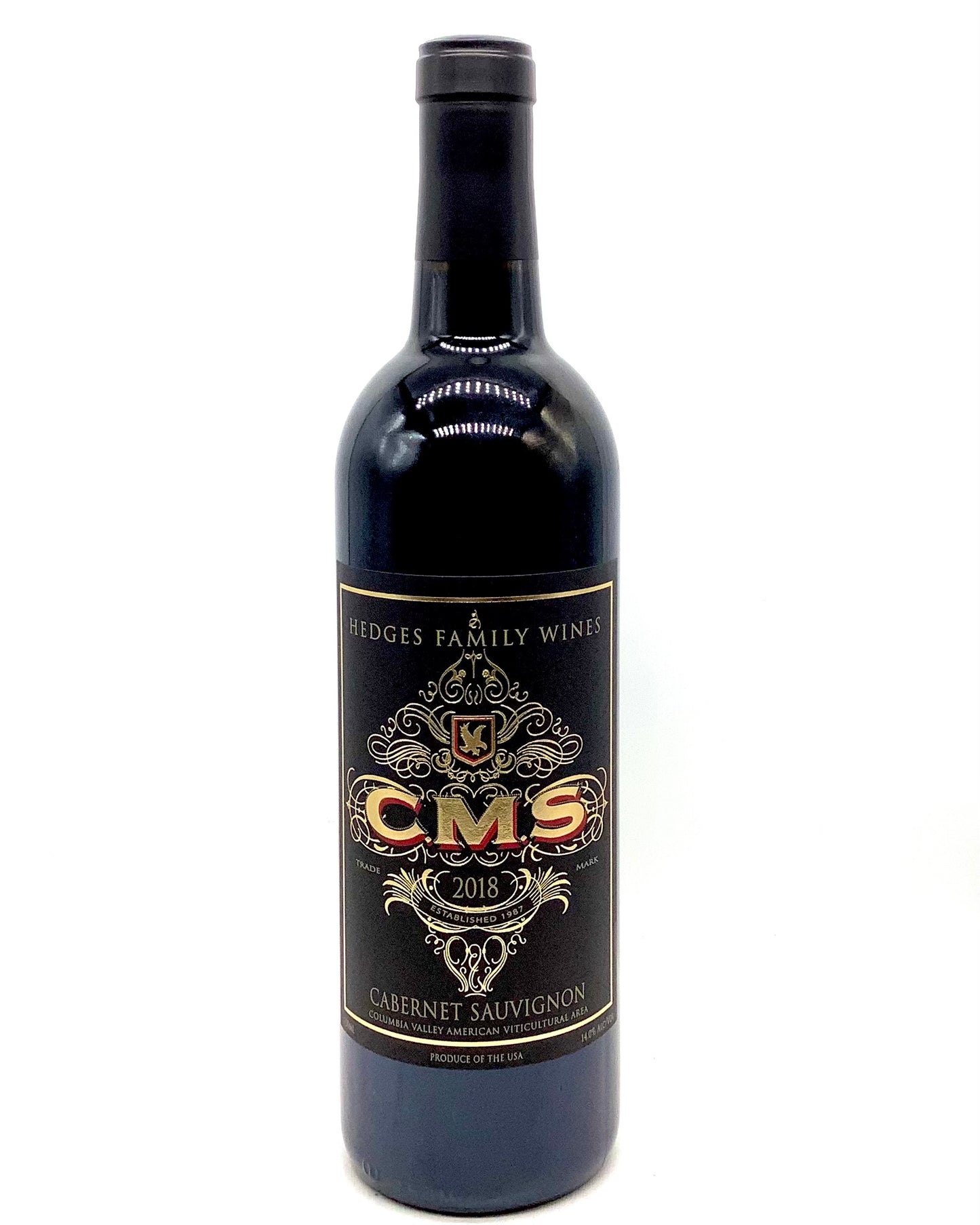 Hedges Family, Cabernet Sauvignon "C.M.S." Columbia Valley, Washington 2020 vegan