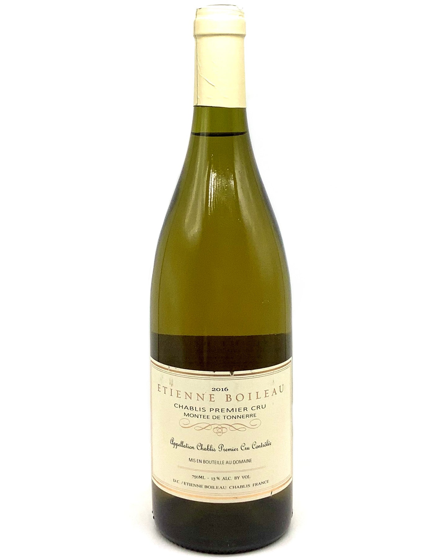 Etienne Boileau, Chardonnay, Chablis 1er Cru Montée de Tonnerre, Burgundy 2016