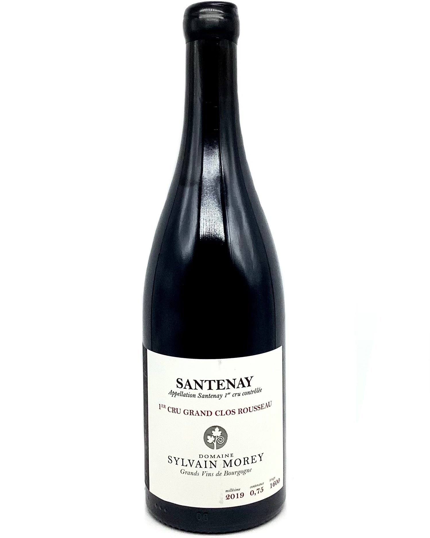 Sylvain Morey, Pinot Noir, Santenay 1er Cru Grand Clos Rousseau, Côte de Beaune, Burgundy, France 2019 newarrival