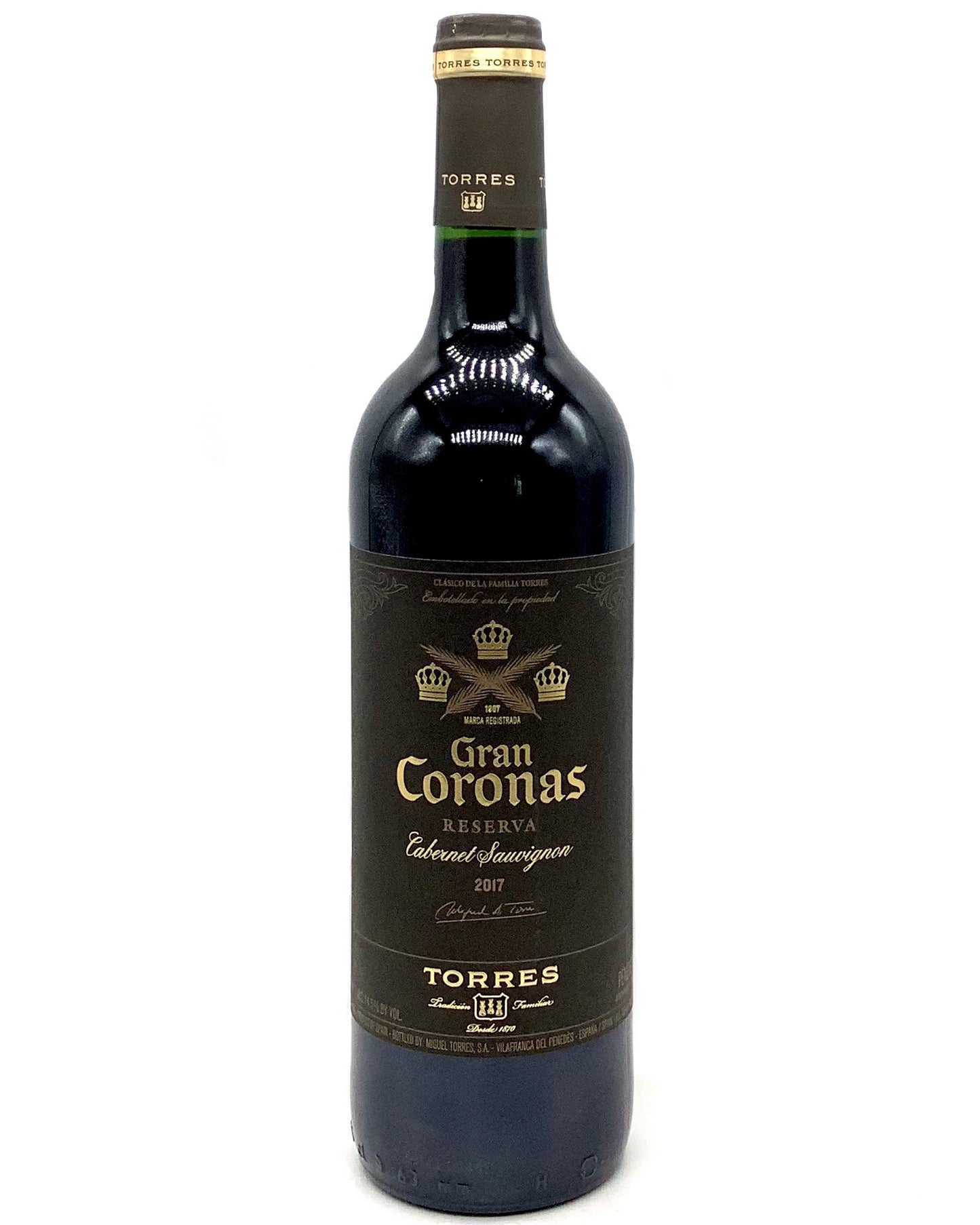 Familia Torres, Cabernet Sauvignon "Gran Coronas" Reserva, Penedès, Spain 2019 newarrival