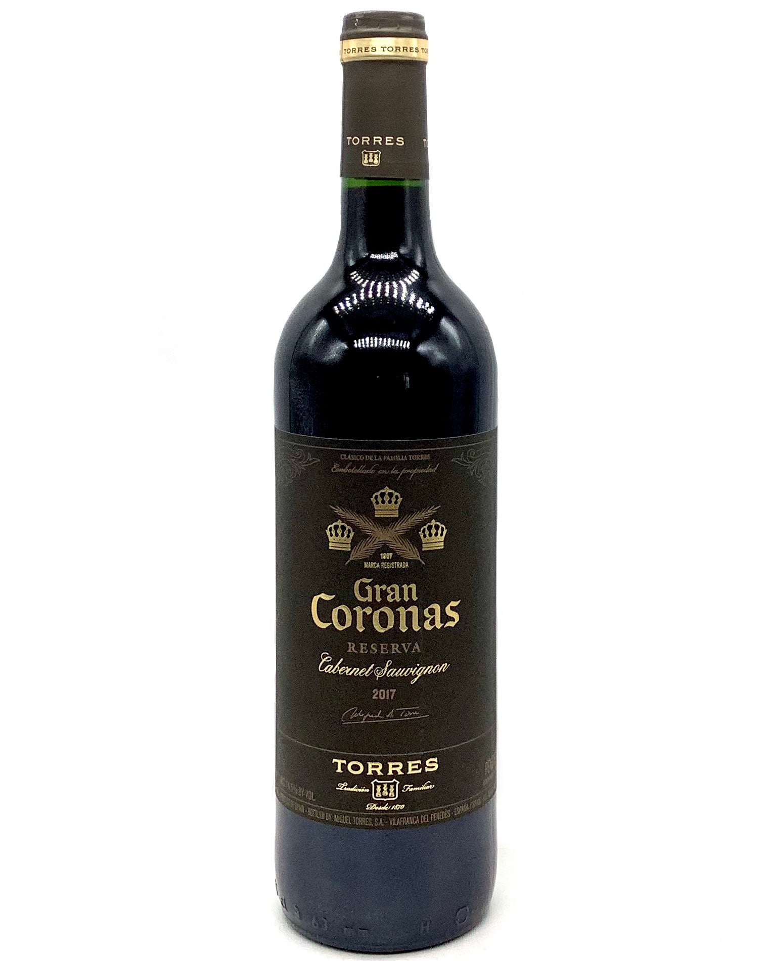 Familia Torres, Cabernet Sauvignon "Gran Coronas" Reserva, Penedès, Spain 2018 newarrival