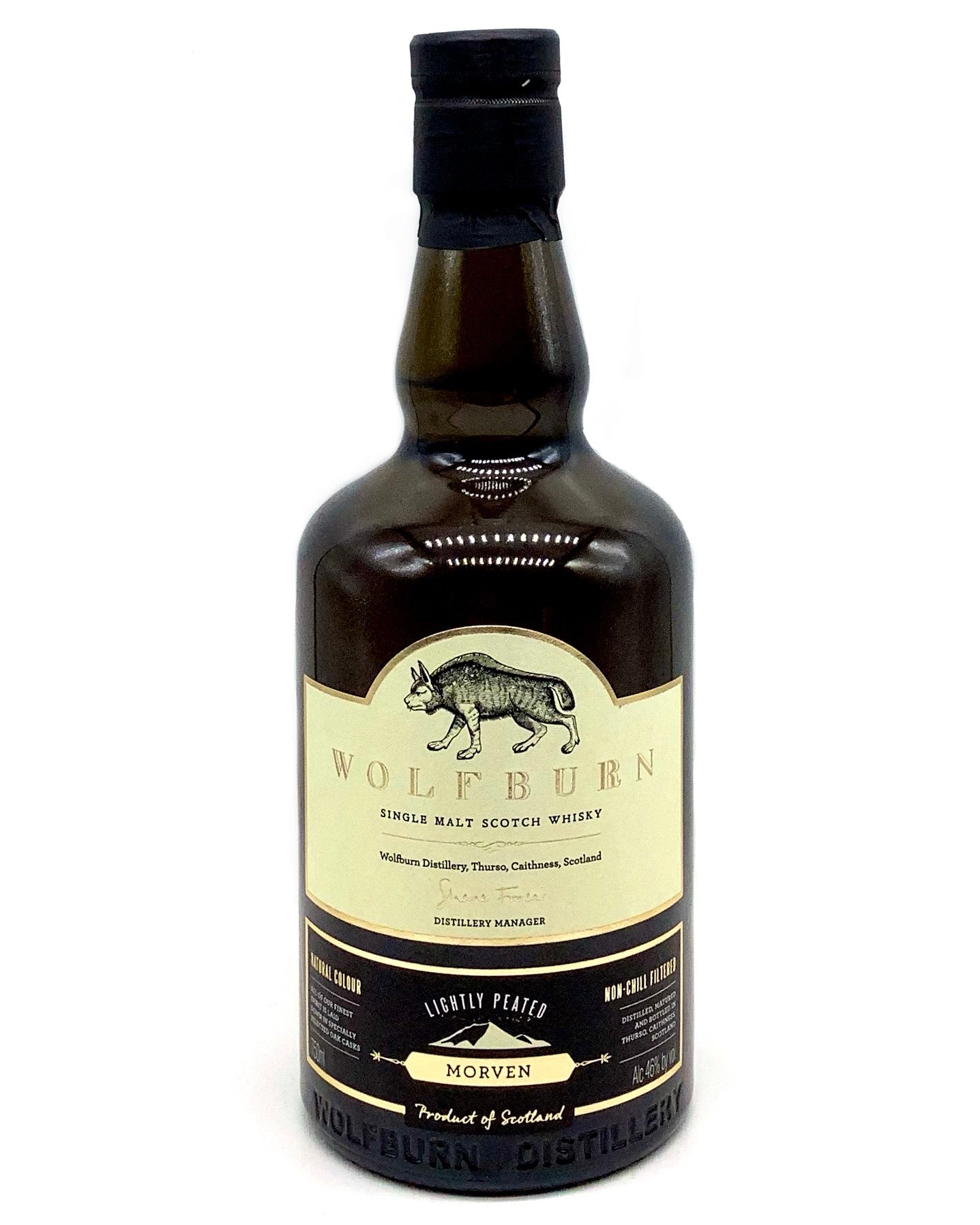 Wolfburn "Morven" Single Malt Scotch Whisky, Lightly Peated, Caithness