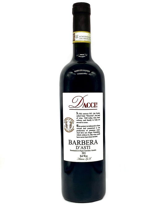 Arione, Barbera d'Asti "Dacci" DOCG, Lombardy, Italy 2021 Kosher kosher newarrival vegan