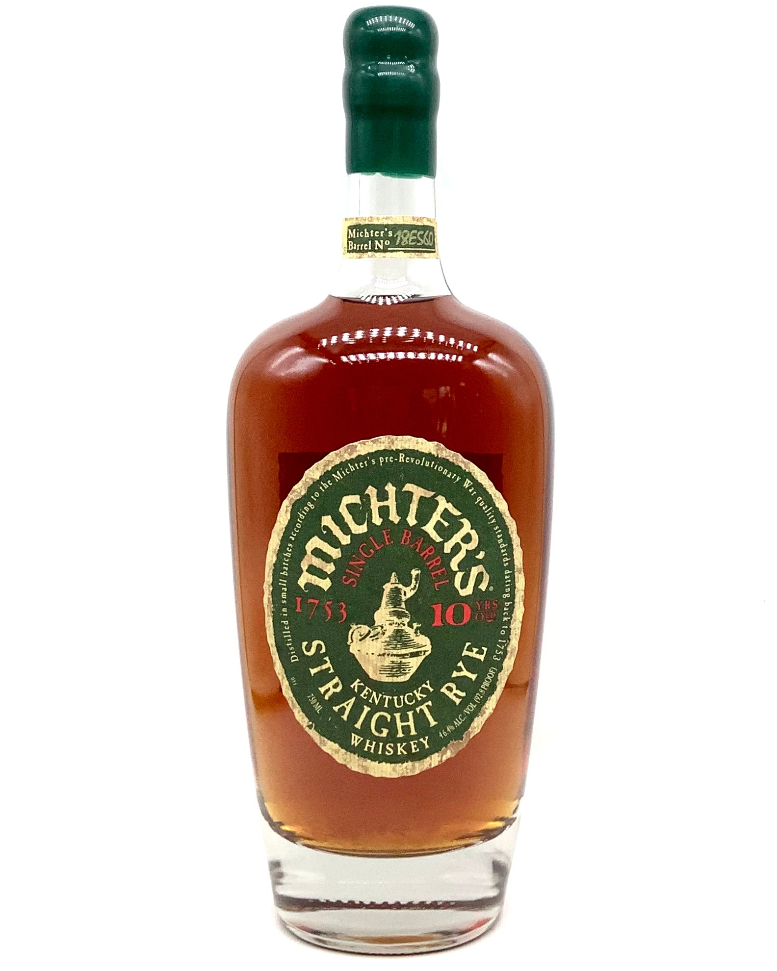 Michter's 10 Year Single Barrel Kentucky Straight Rye Whiskey