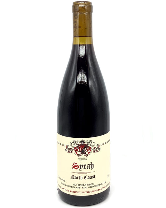 Pax Mahle, Syrah, North Coast, California 2021 organic