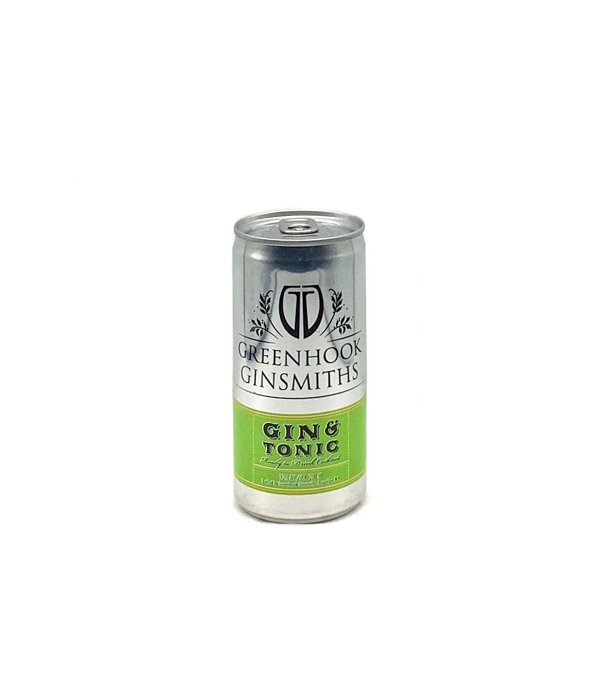 Greenhook Ginsmiths Gin and Tonic 200ml can